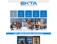 Tablet Screenshot of ekta-meble.pl